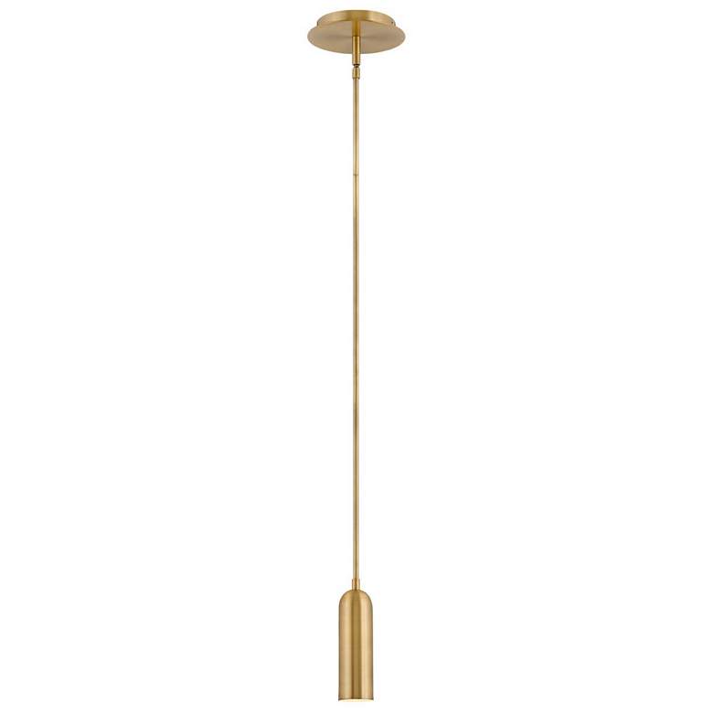 Image 1 Jax 5" Wide Heritage Brass Mini Pendant by Hinkley Lighting