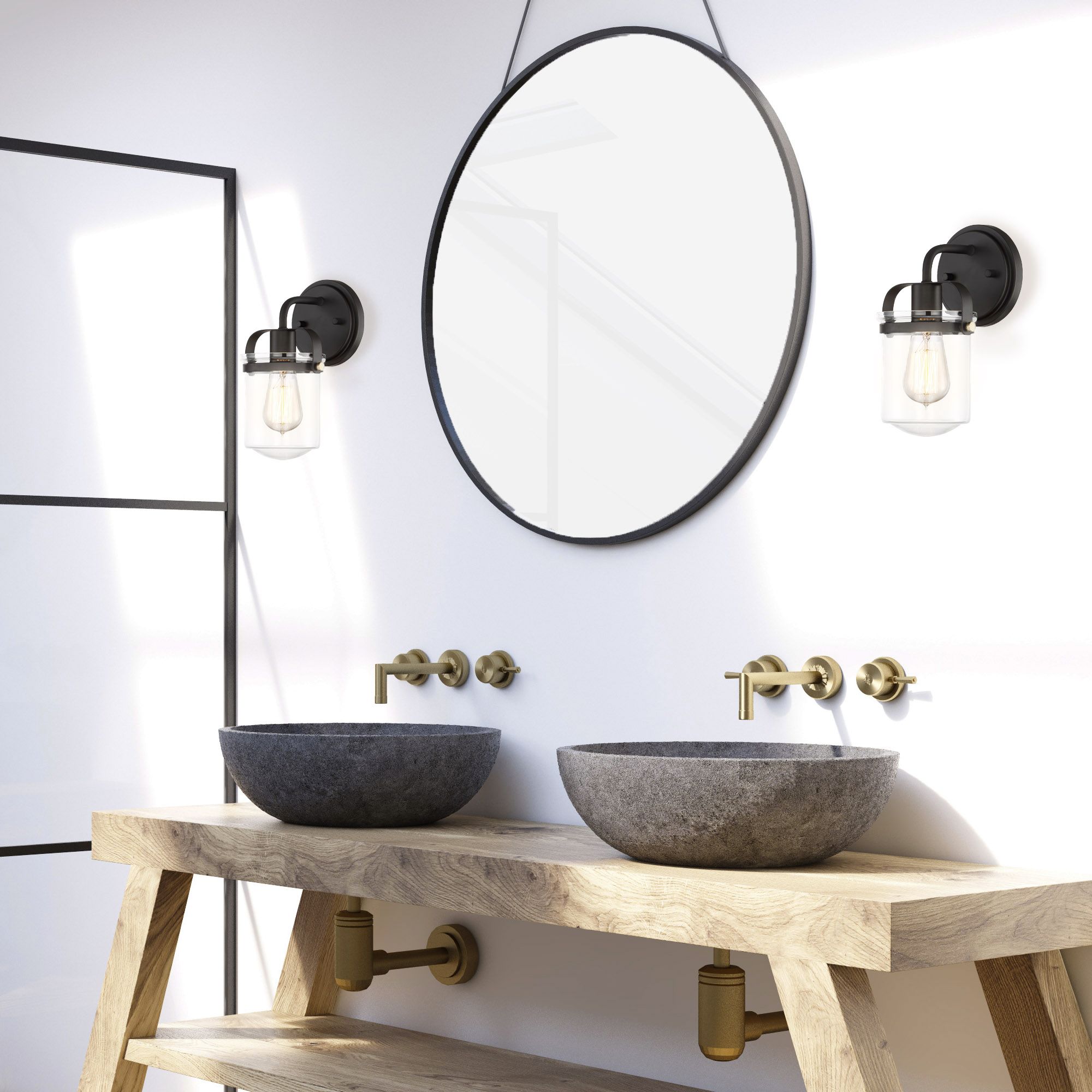 Jaxon 10 1/2" High Oil Rubbed Bronze Wall Sconce