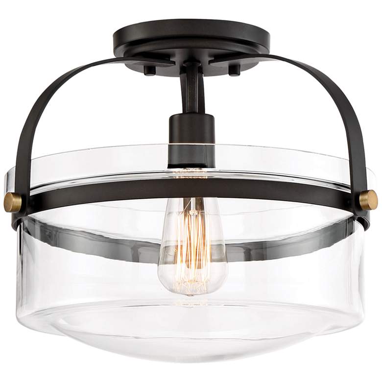 Image 2 Jaxon 13 1/4" Wide Oil Rubbed Bronze Ceiling Light