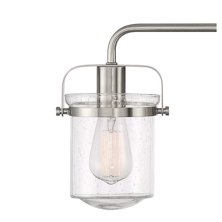 Image 3 Jaxon 24" Wide Brushed Nickel 3-Light Bath Light more views