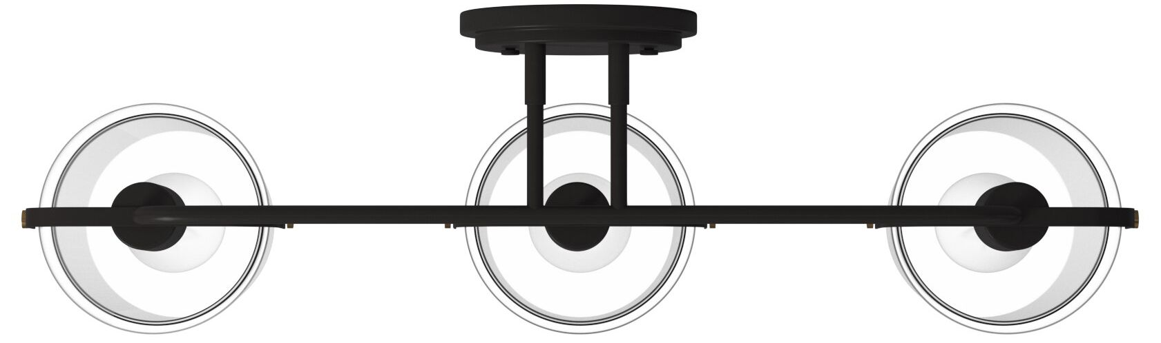 Image 6 Jaxon 24" Wide Oil Rubbed Bronze 3-Light Bath Light more views