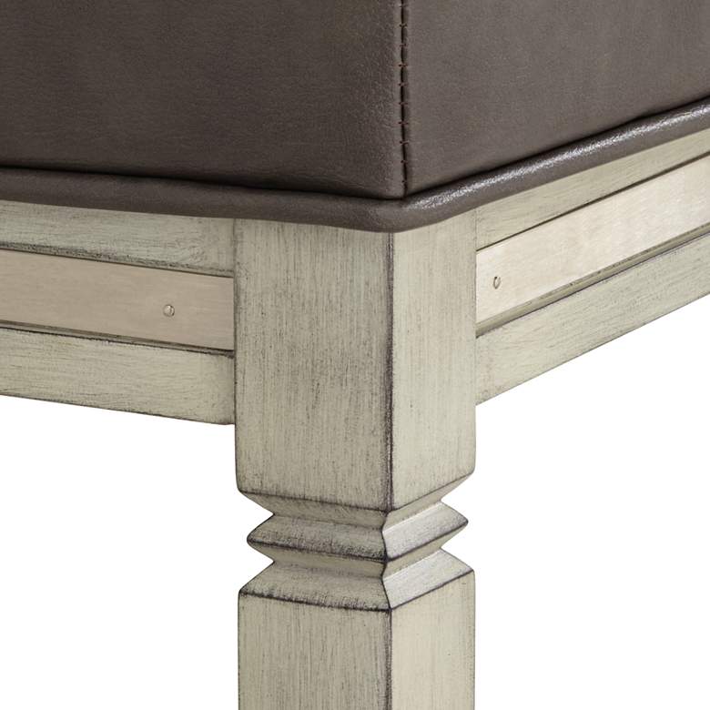 Image 4 Jaxon 26" High Gunpowder and Grey Faux Leather Counter Stool more views