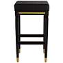 7_Jaxon 31 1/4" Black Faux Leather and Wood Bar Stools Set of 2 more views