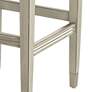 4_Jaxon 31" Gray Faux Leather and Gunpowder Wood Bar Stools Set of 2 more views
