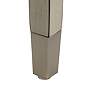 5_Jaxon 31" Gray Faux Leather and Gunpowder Wood Bar Stools Set of 2 more views