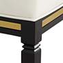 Thumbnail4 of Jaxon 31" White Faux Leather and Black Wood Bar Stools Set of 2 more views