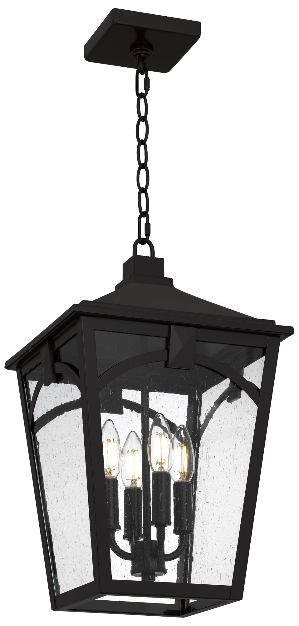 Jaxon 4-Light Western Bronze Outdoor Hanging Lantern