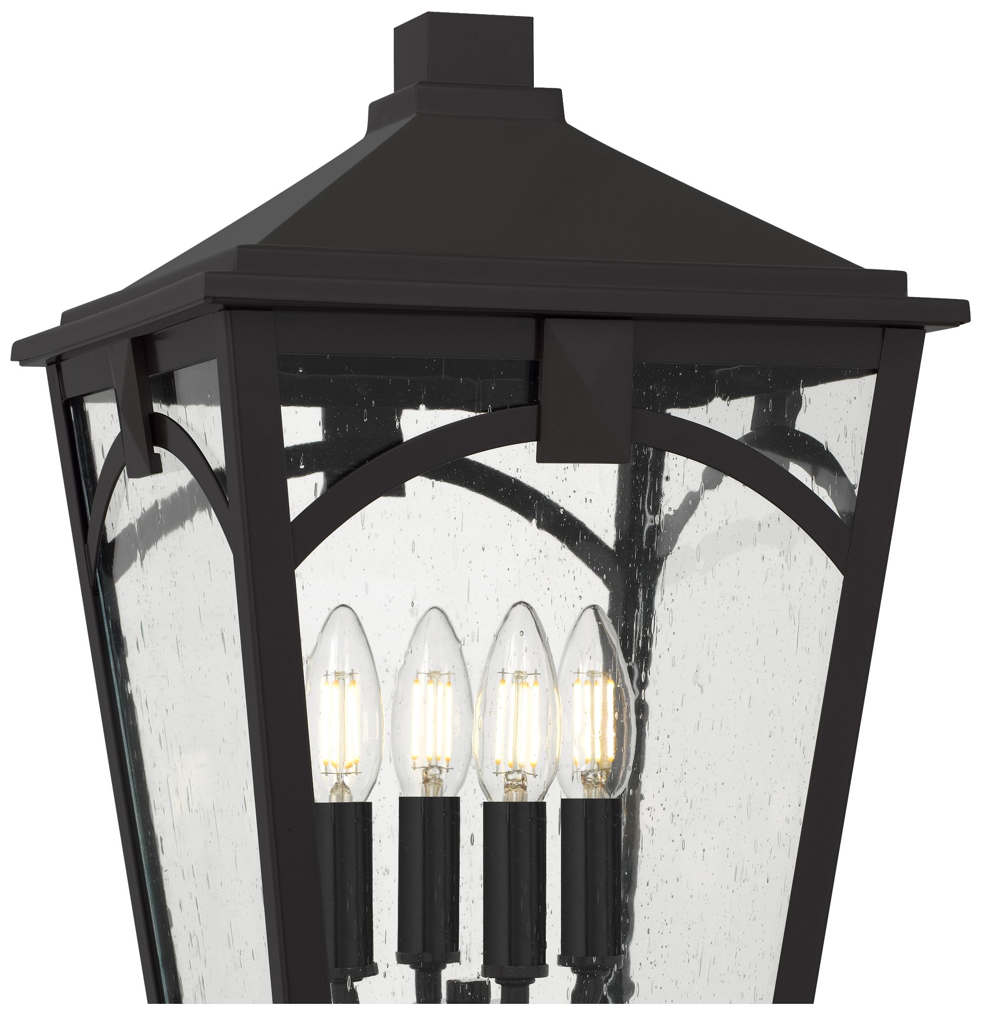 Image 6 Jaxon 4-Light Western Bronze Outdoor Post Lantern more views
