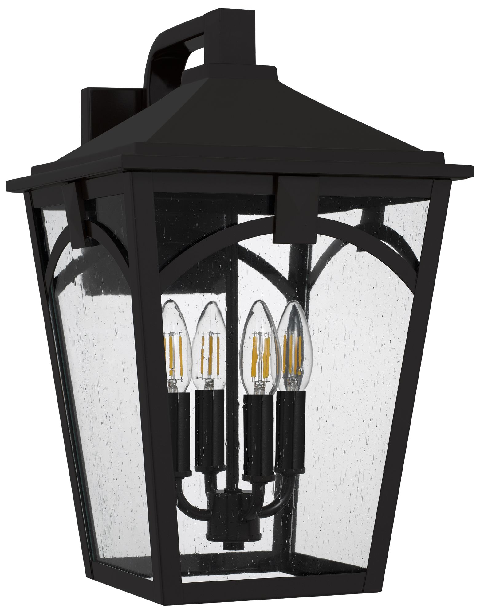 Thumbnail3 of Jaxon 4-Light Western Bronze Outdoor Wall Lantern more views