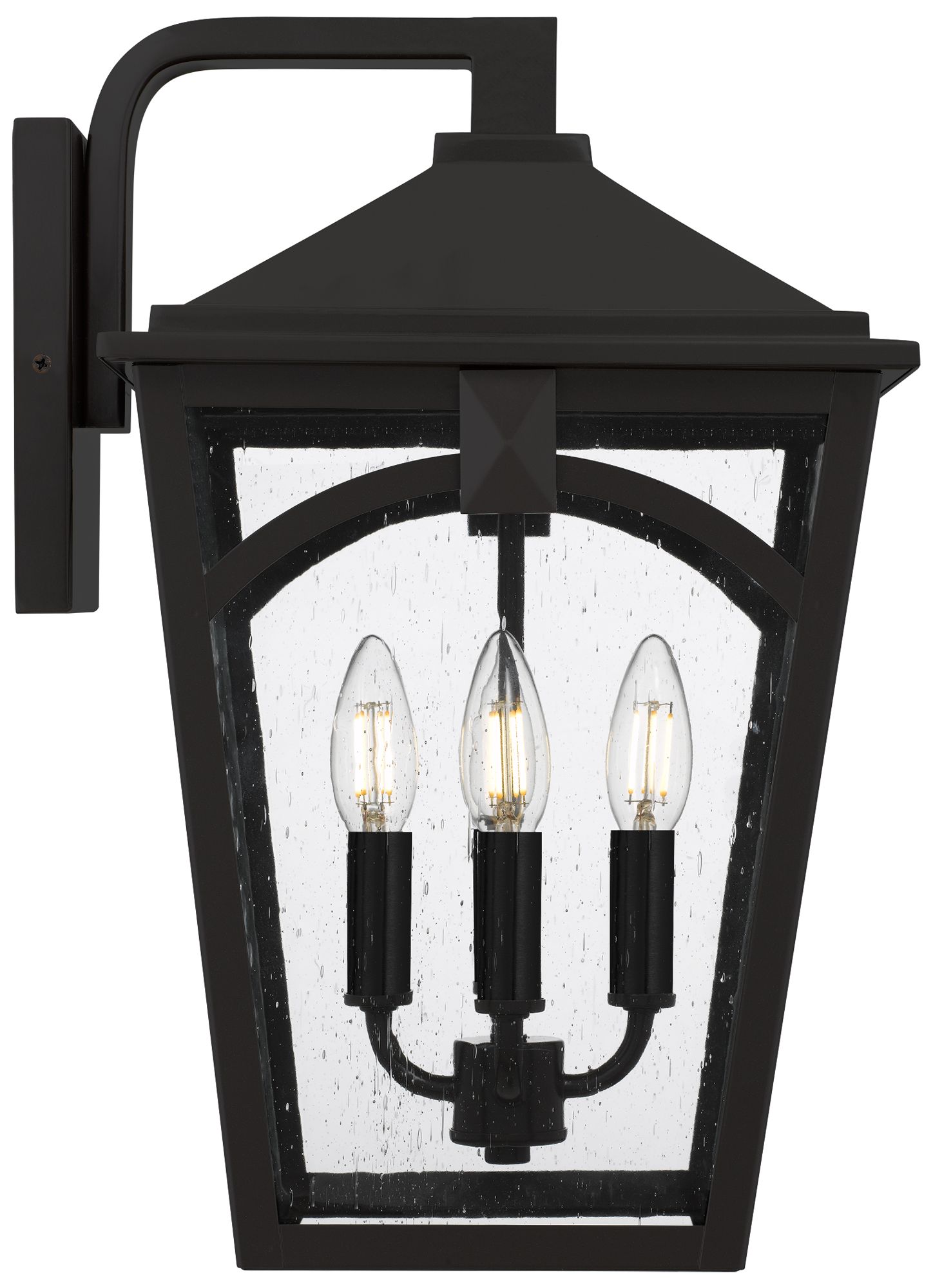 Jaxon 4-Light Western Bronze Outdoor Wall Lantern