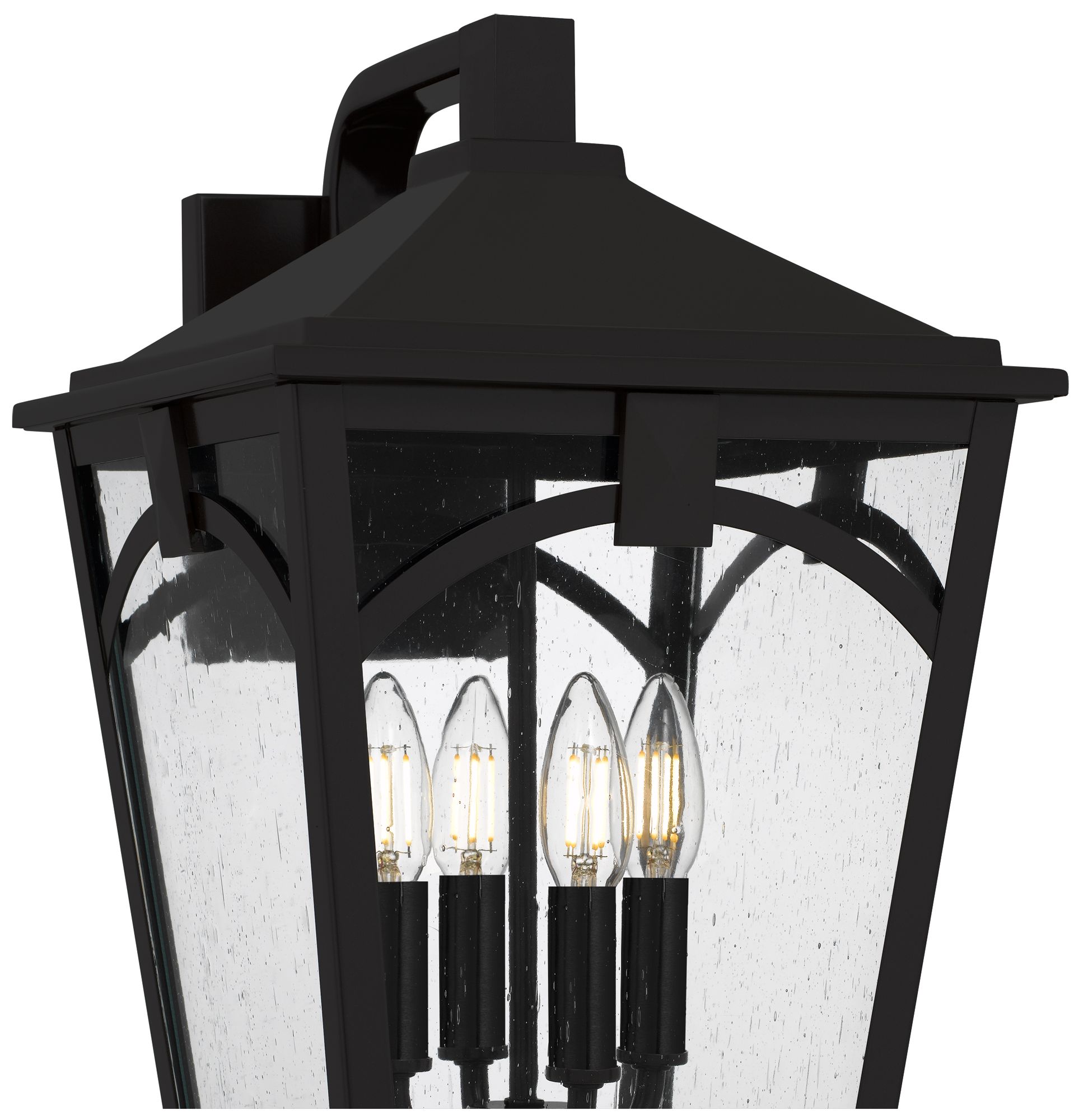 Jaxon 4-Light Western Bronze Outdoor Wall Lantern