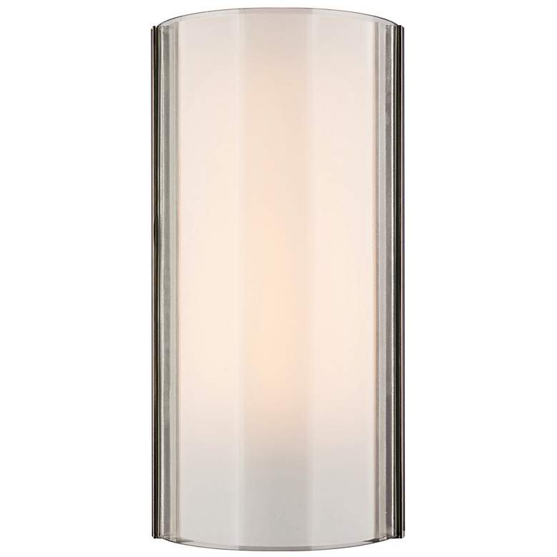 Image 1 Jaxon Clear/Nickel 14 1/2 inch High Tech Lighting Wall Light