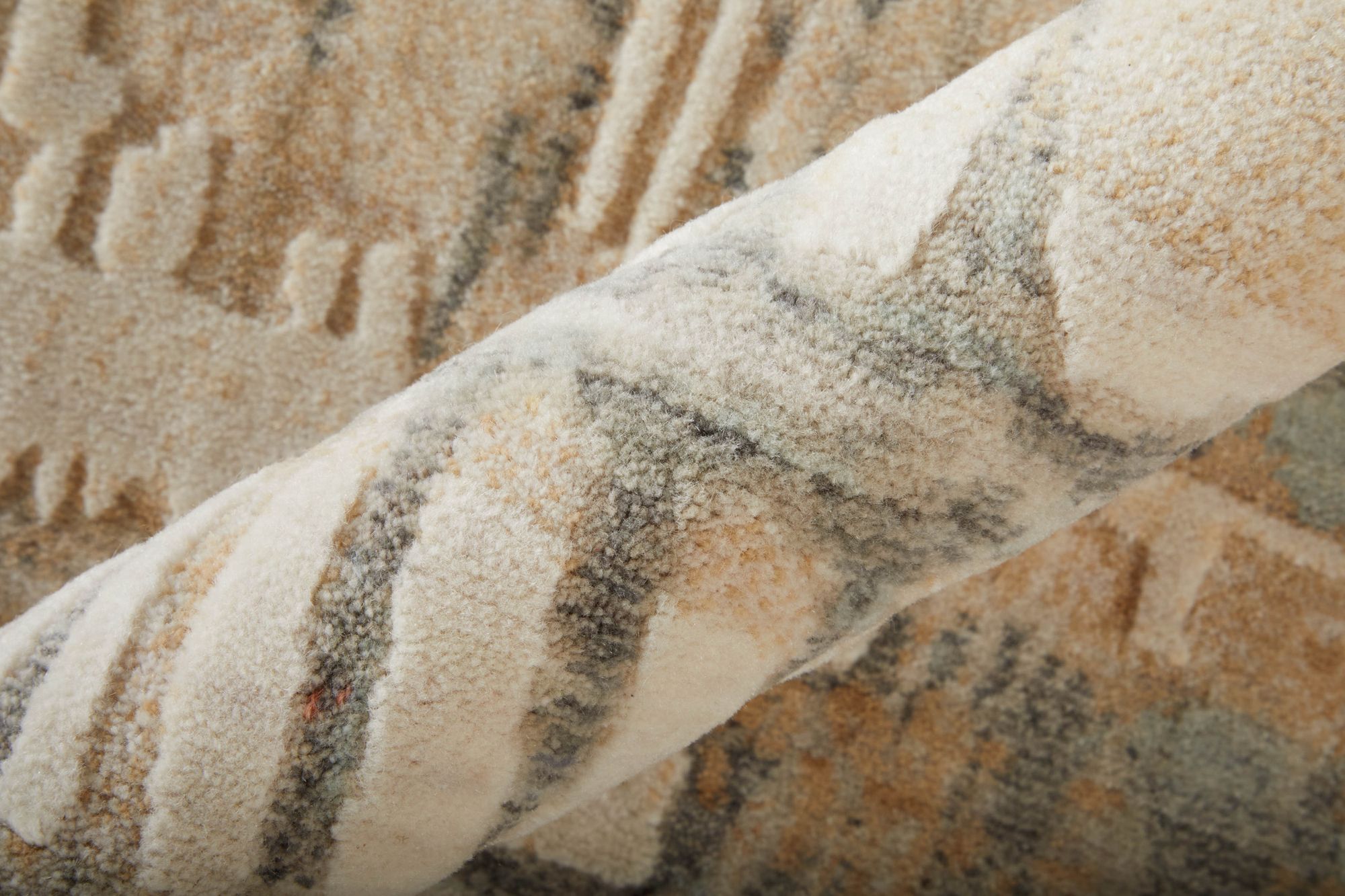 Image 6 Jaxson Modern Abstract Soft Indoor Ivory Area Rug 39PZF more views