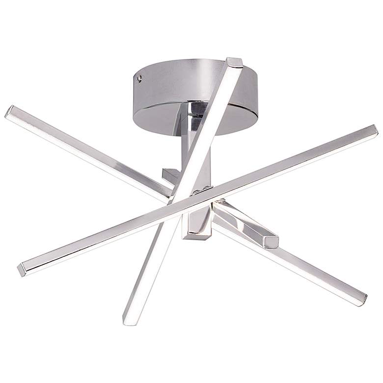 Image 3 Jaxx Flushmount LED 26W - Polished Chrome - White