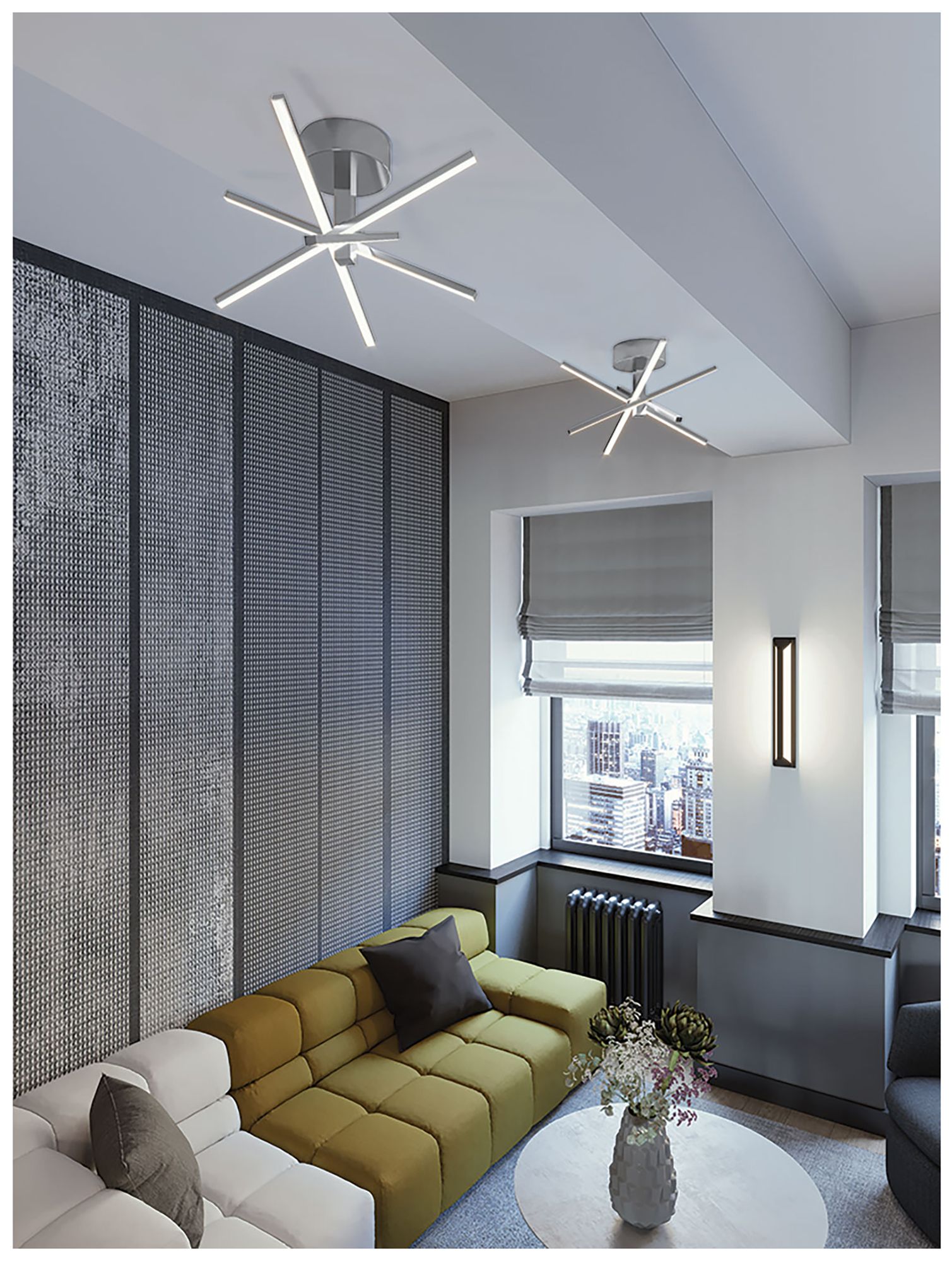 Image 6 Jaxx Flushmount LED 26W - Polished Chrome - White more views