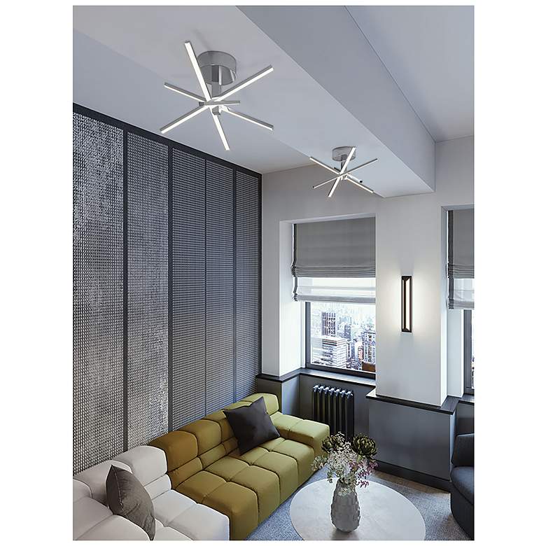 Image 6 Jaxx Flushmount LED 26W - Polished Chrome - White more views