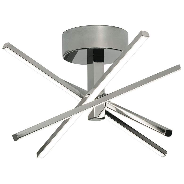 Image 1 Jaxx Flushmount - LED 32W - 1900 Lm - 120V - Polished Chrome