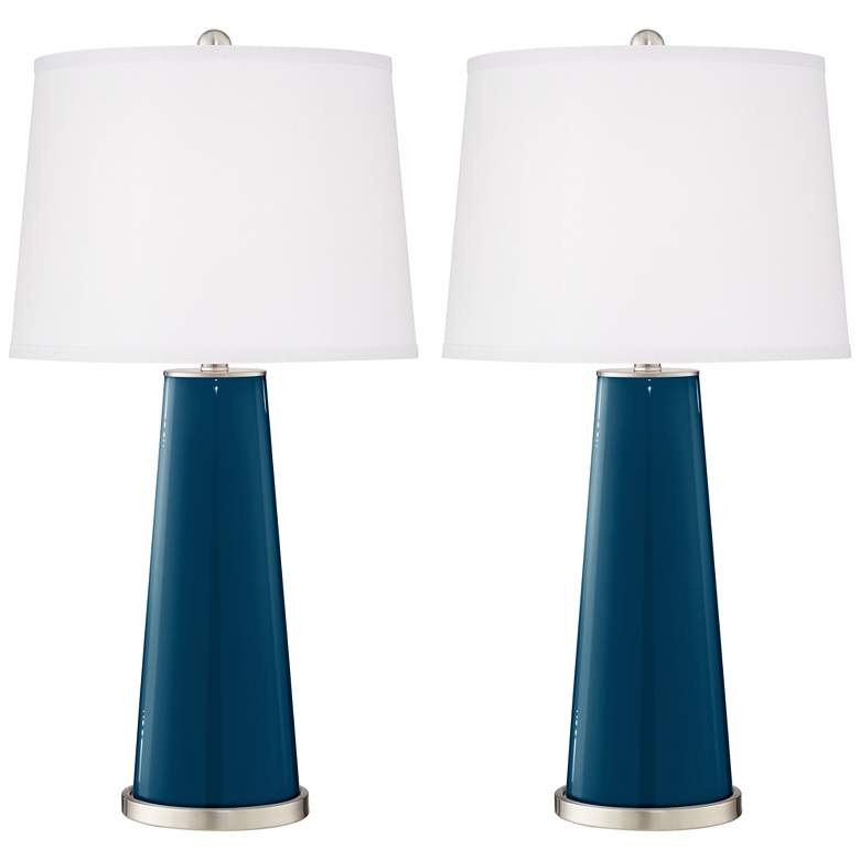 Image 1 Jay Blue Leo Table Lamp Set of 2
