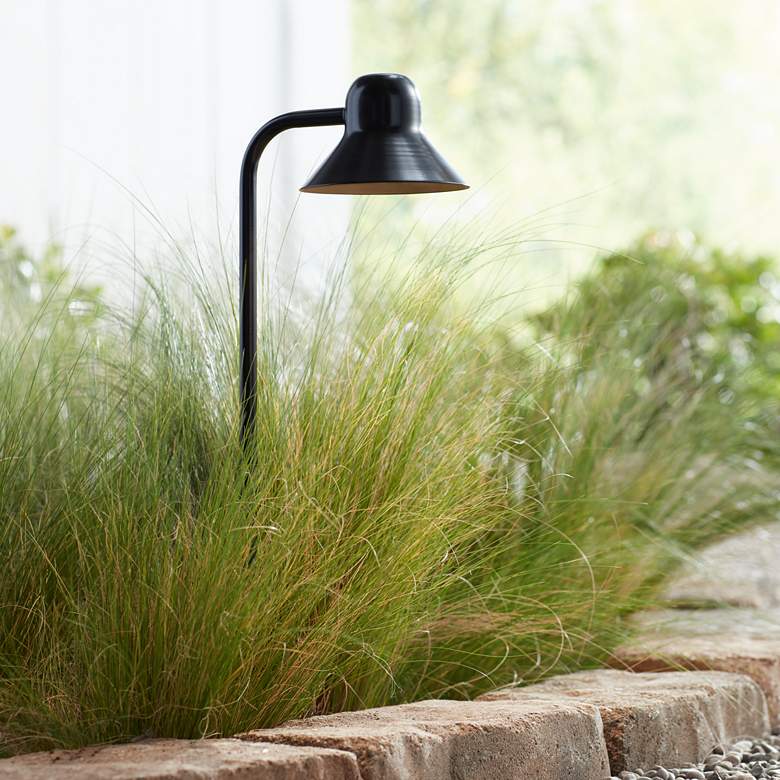 Image 1 Jayce Collection 18 1/2" High Black LED Landscape Path Light