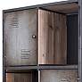 Jayce Rustic Cube Locker Bookcase