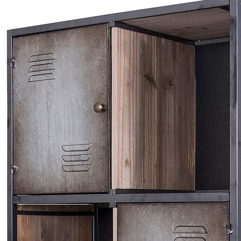 Image 2 Jayce Rustic Cube Locker Bookcase more views