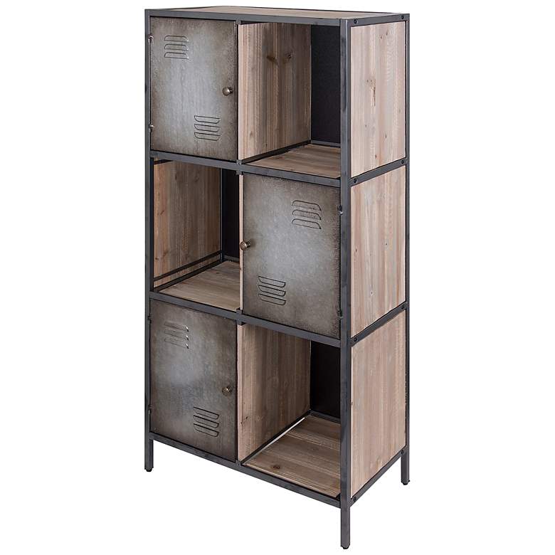 Image 4 Jayce Rustic Cube Locker Bookcase more views