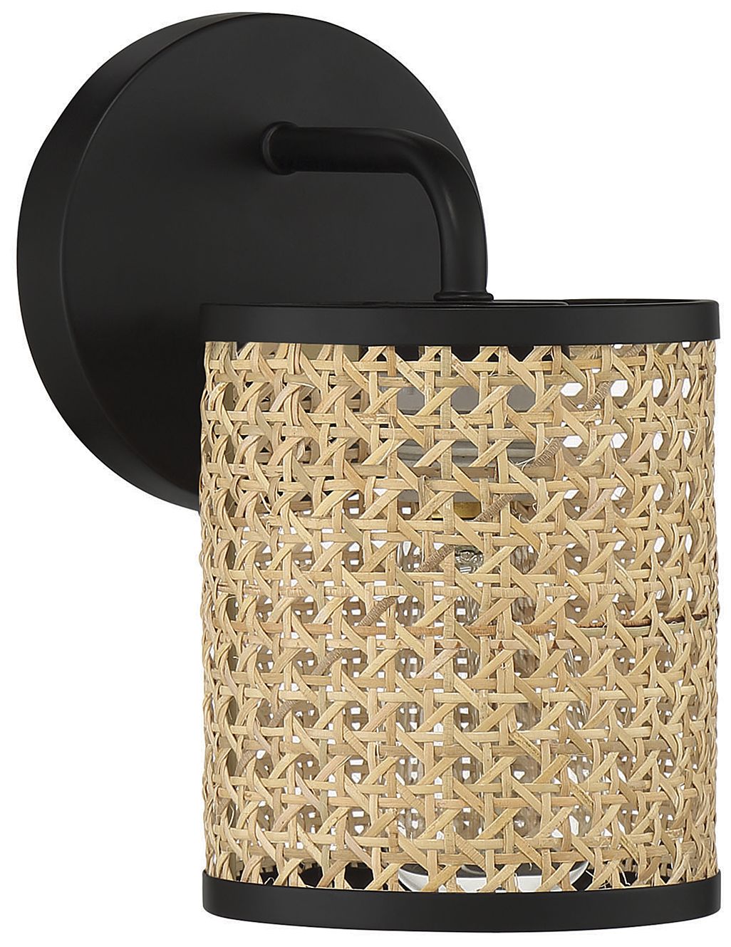 Image 2 Jaylar 1-Light Wall Sconce in Matte Black more views