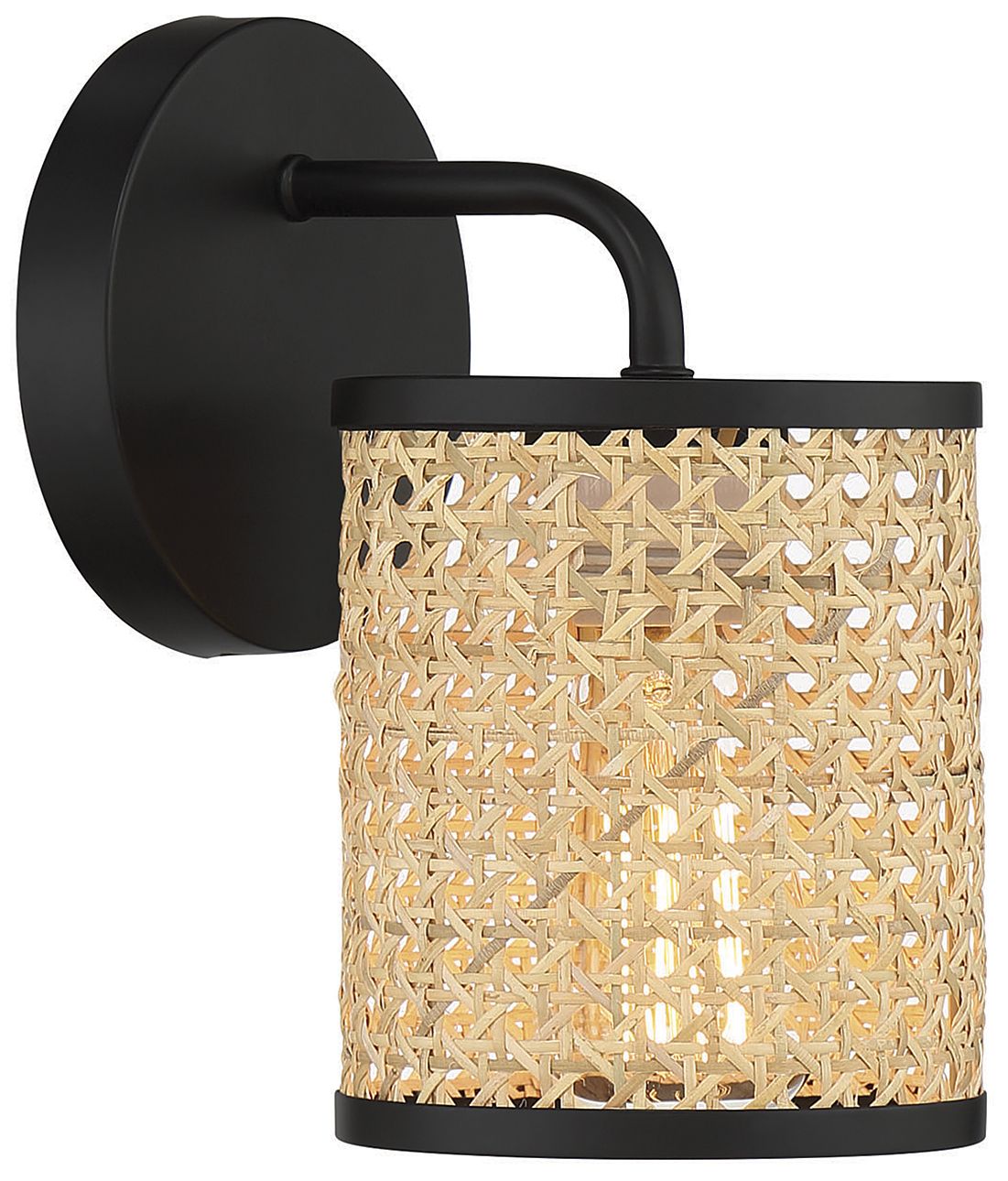 Image 4 Jaylar 1-Light Wall Sconce in Matte Black more views