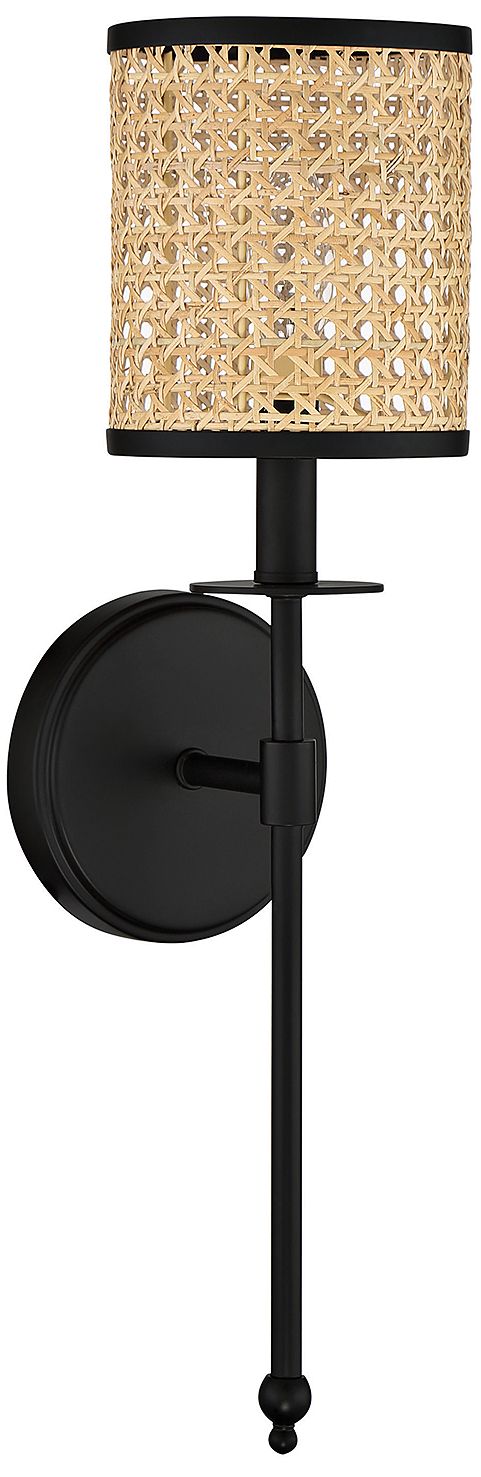Image 3 Jaylar 1-Light Wall Sconce in Matte Black more views