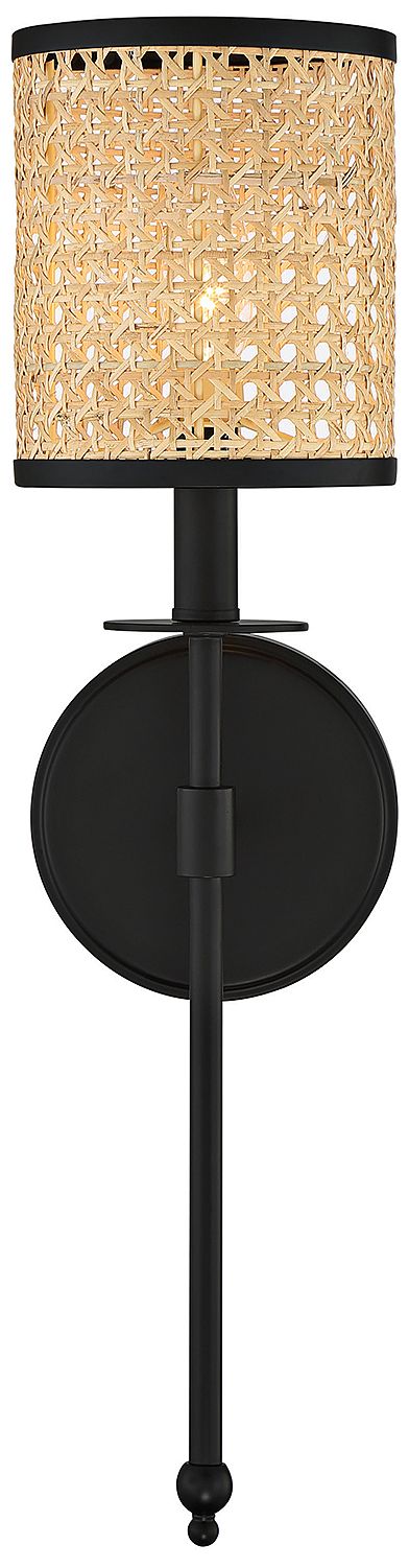 Image 4 Jaylar 1-Light Wall Sconce in Matte Black more views