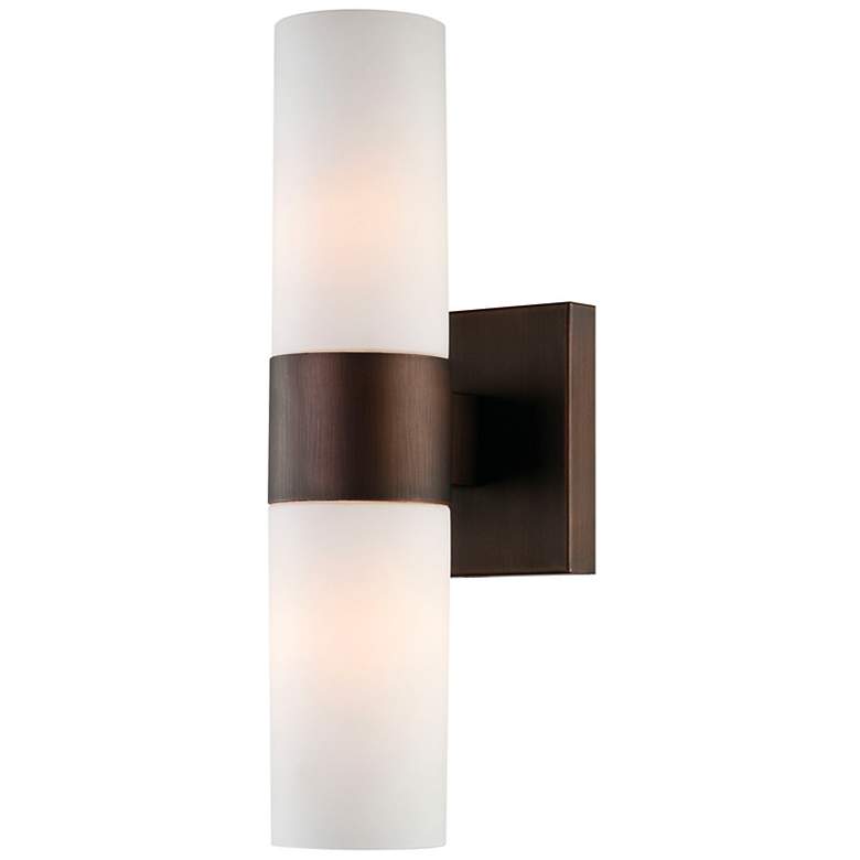 Image 1 Jayme 13 1/2" High Copper Bronze Patina 2-Light Wall Sconce
