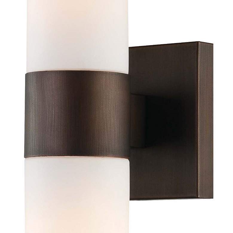 Image 2 Jayme 13 1/2" High Copper Bronze Patina 2-Light Wall Sconce more views
