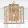 1_Jayna 1 Light Burnished Silver Pendant