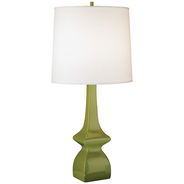Image 1 Jayne Artichoke Green Glazed Ceramic Table Lamp