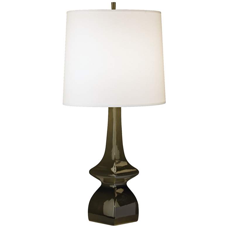 Image 1 Jayne Tobacco Brown Glazed Ceramic Table Lamp