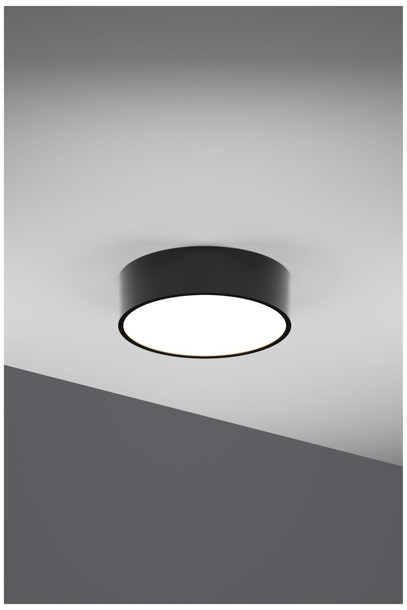 Image 2 Jazz 12" Wide Black Round Surface Mount - Direct more views