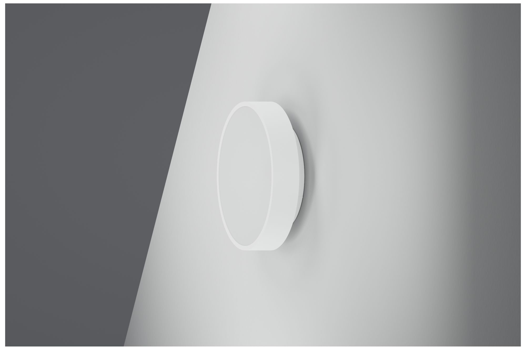 Image 3 Jazz 12" Wide White Round Surface Mount - Direct/Indirect more views
