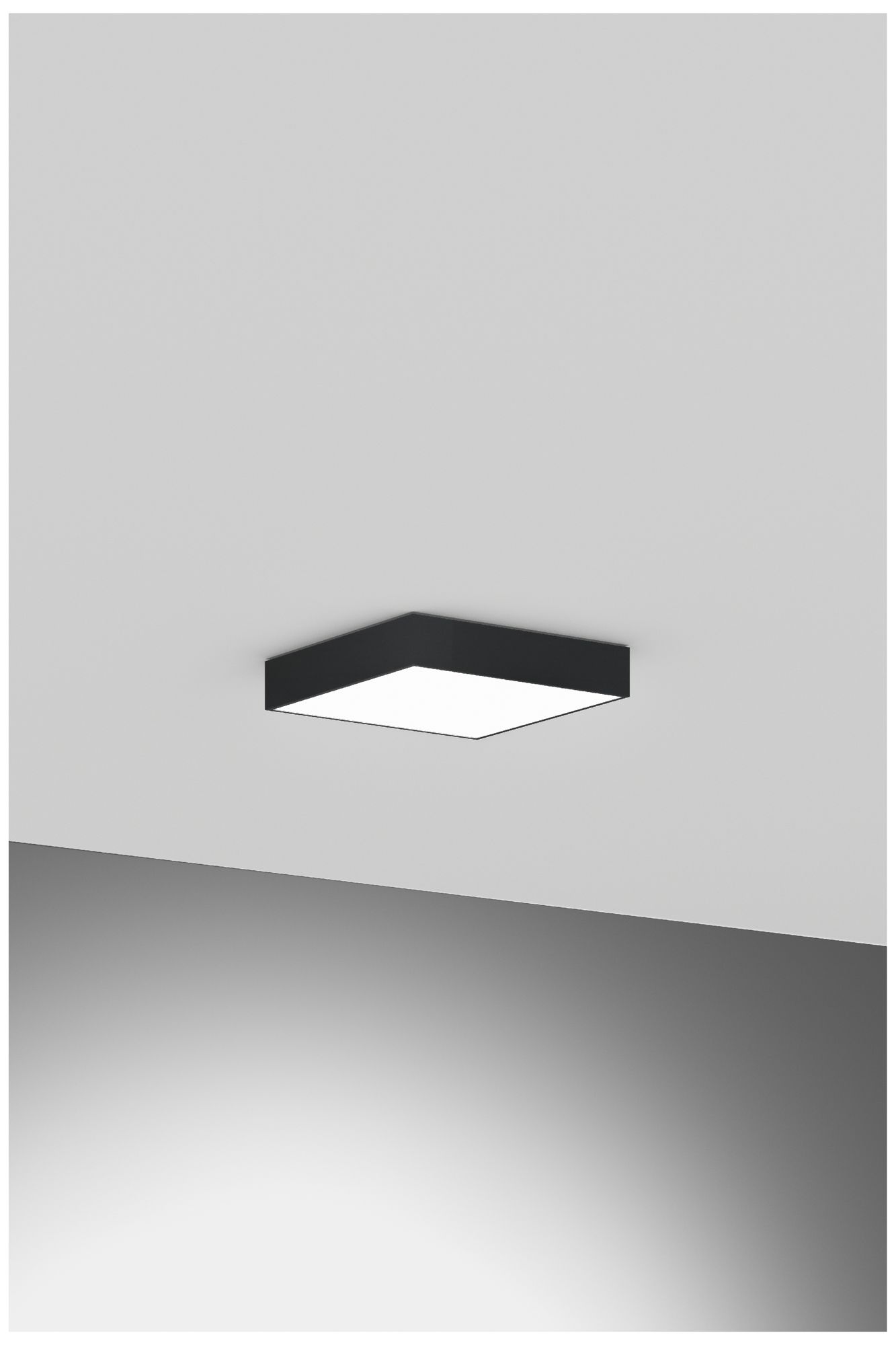 Image 2 Jazz 15.6" Wide Black Square Surface Mount - Direct more views