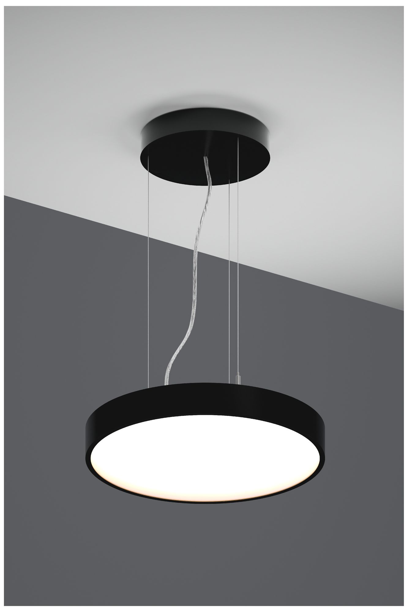 Image 2 Jazz 16" Wide Black Round Pendant - Direct more views