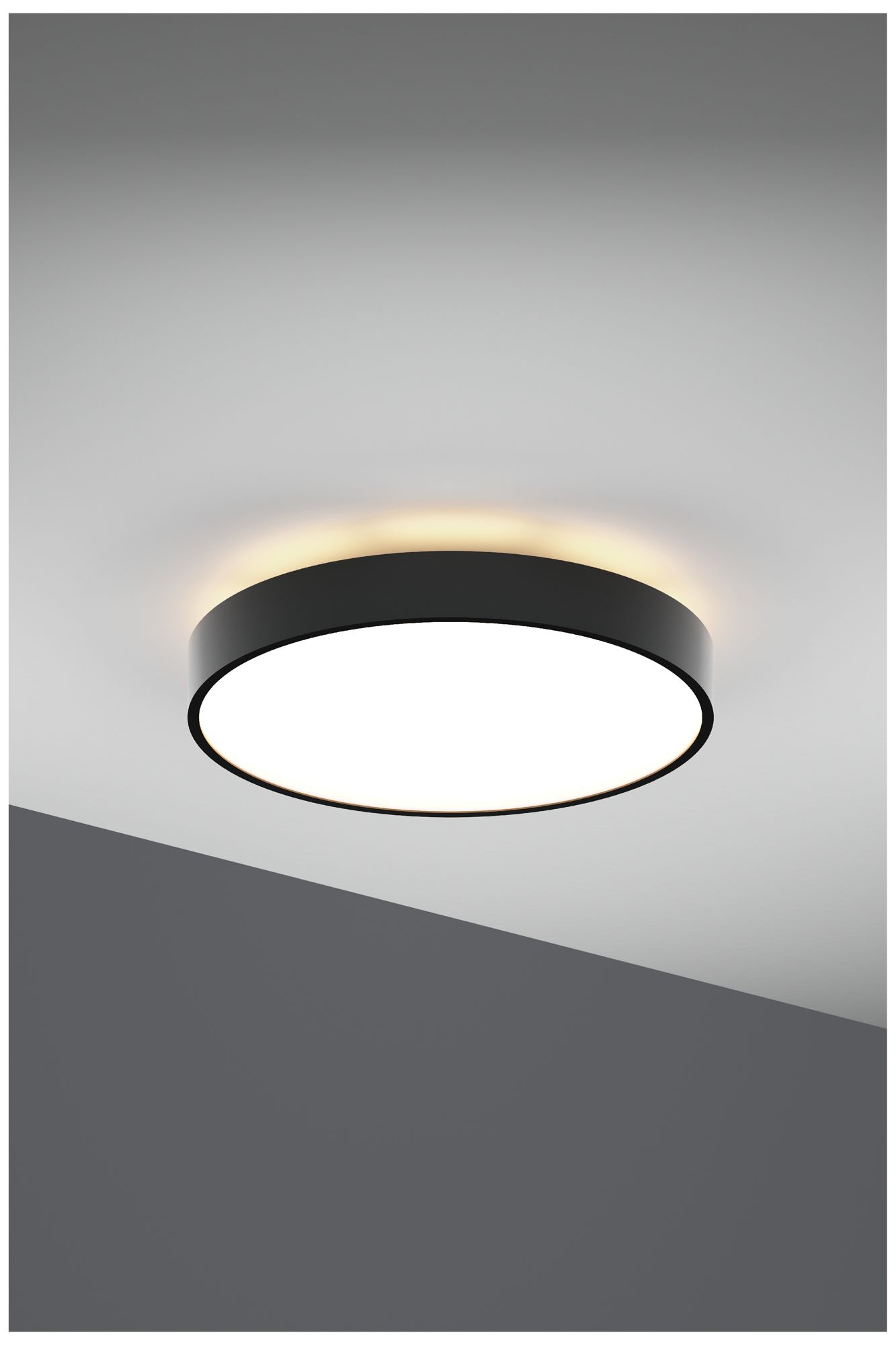 Image 2 Jazz 16" Wide Black Round Surface Mount - Direct/Indirect more views