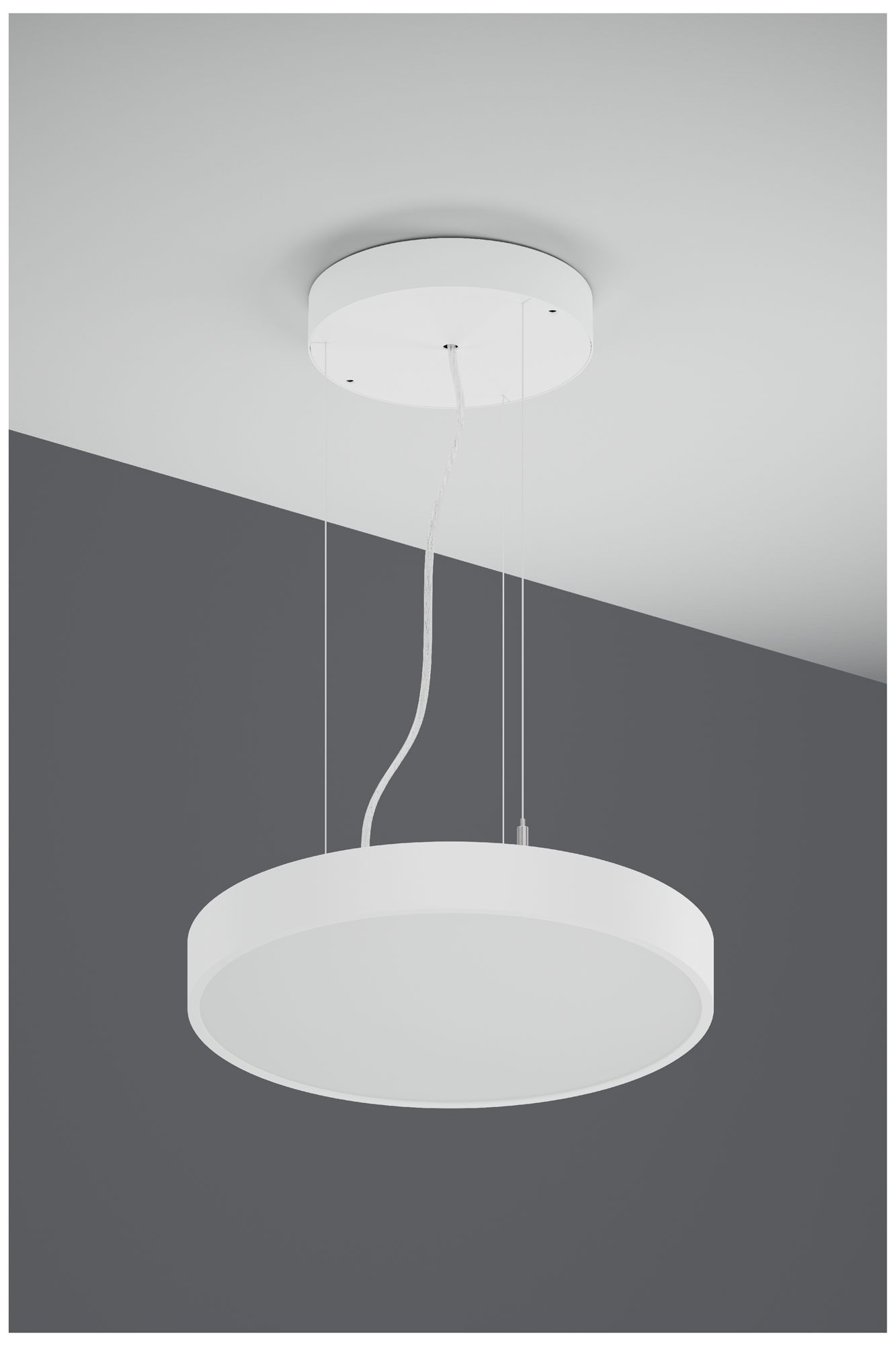 Image 3 Jazz 16" Wide White Round Pendant - Direct more views