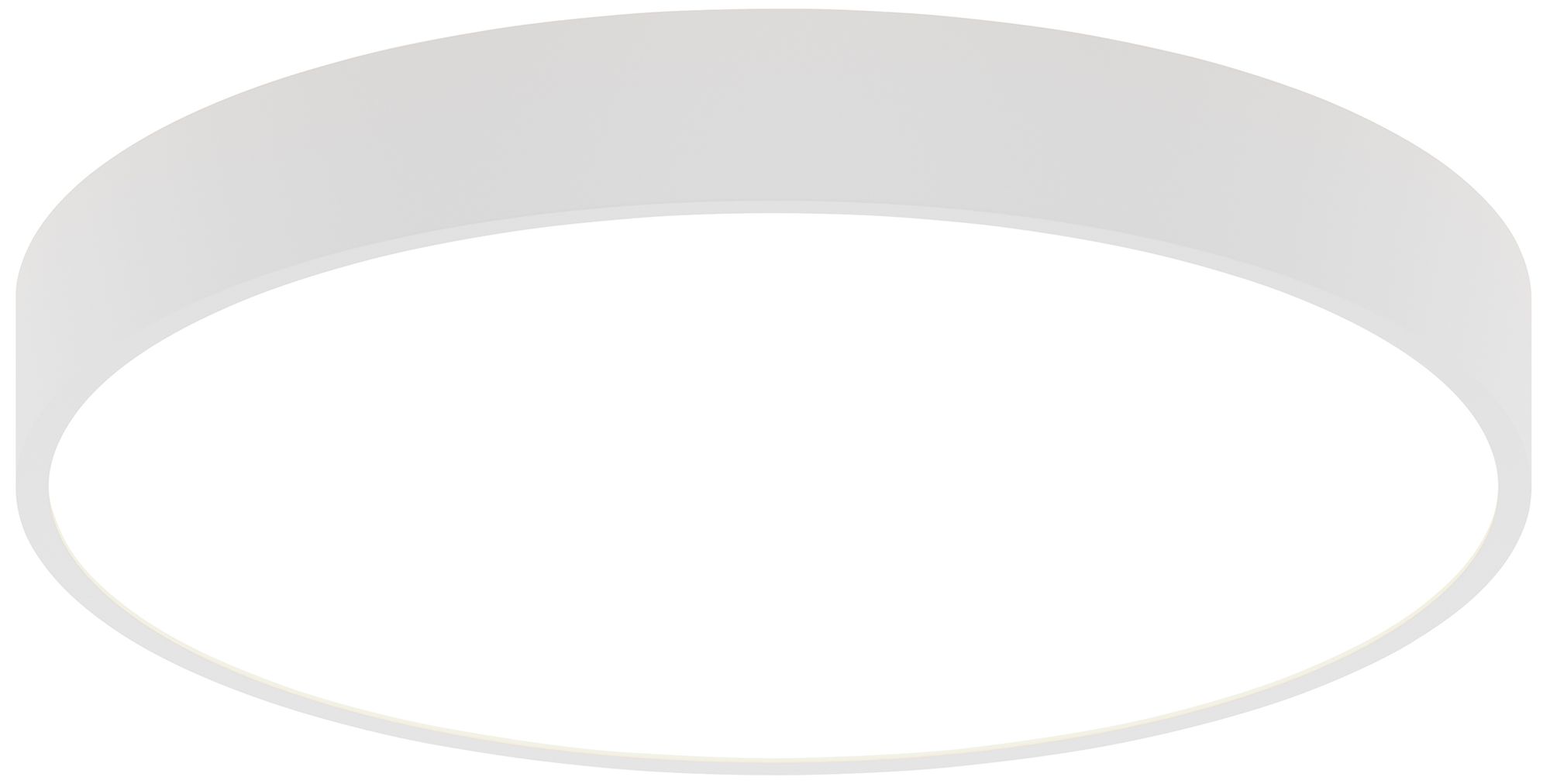 Jazz 16" Wide White Round Surface Mount - Direct/Indirect