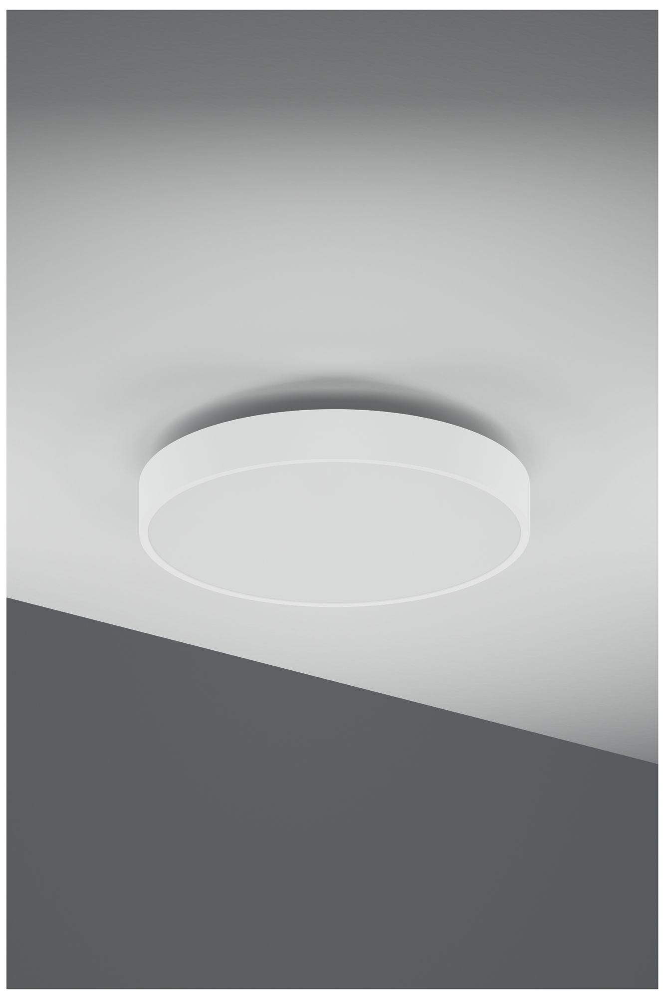 Image 3 Jazz 16" Wide White Round Surface Mount - Direct/Indirect more views