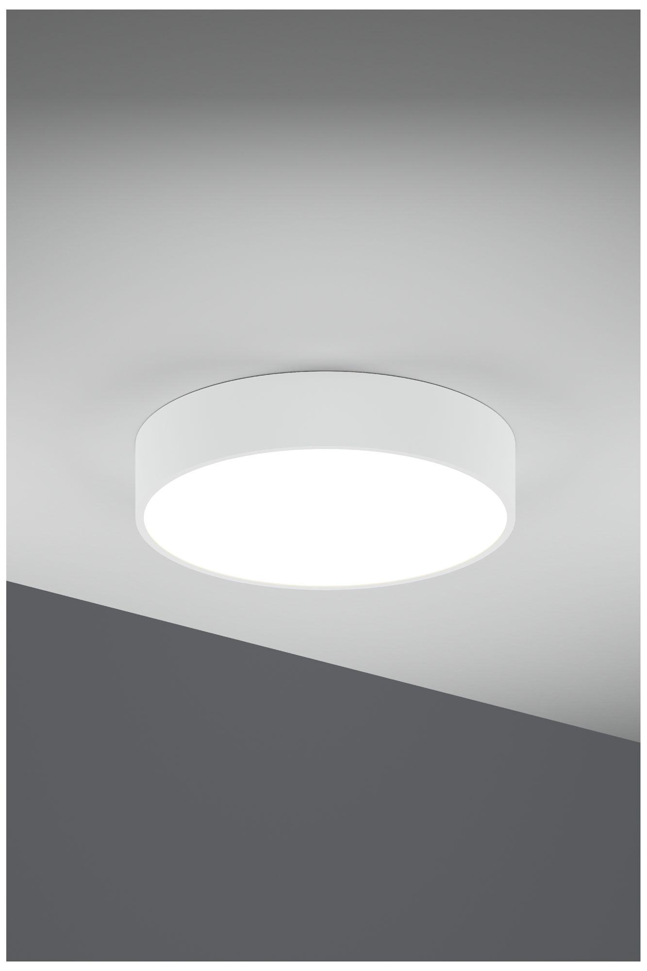 Image 2 Jazz 16" Wide White Round Surface Mount - Direct more views