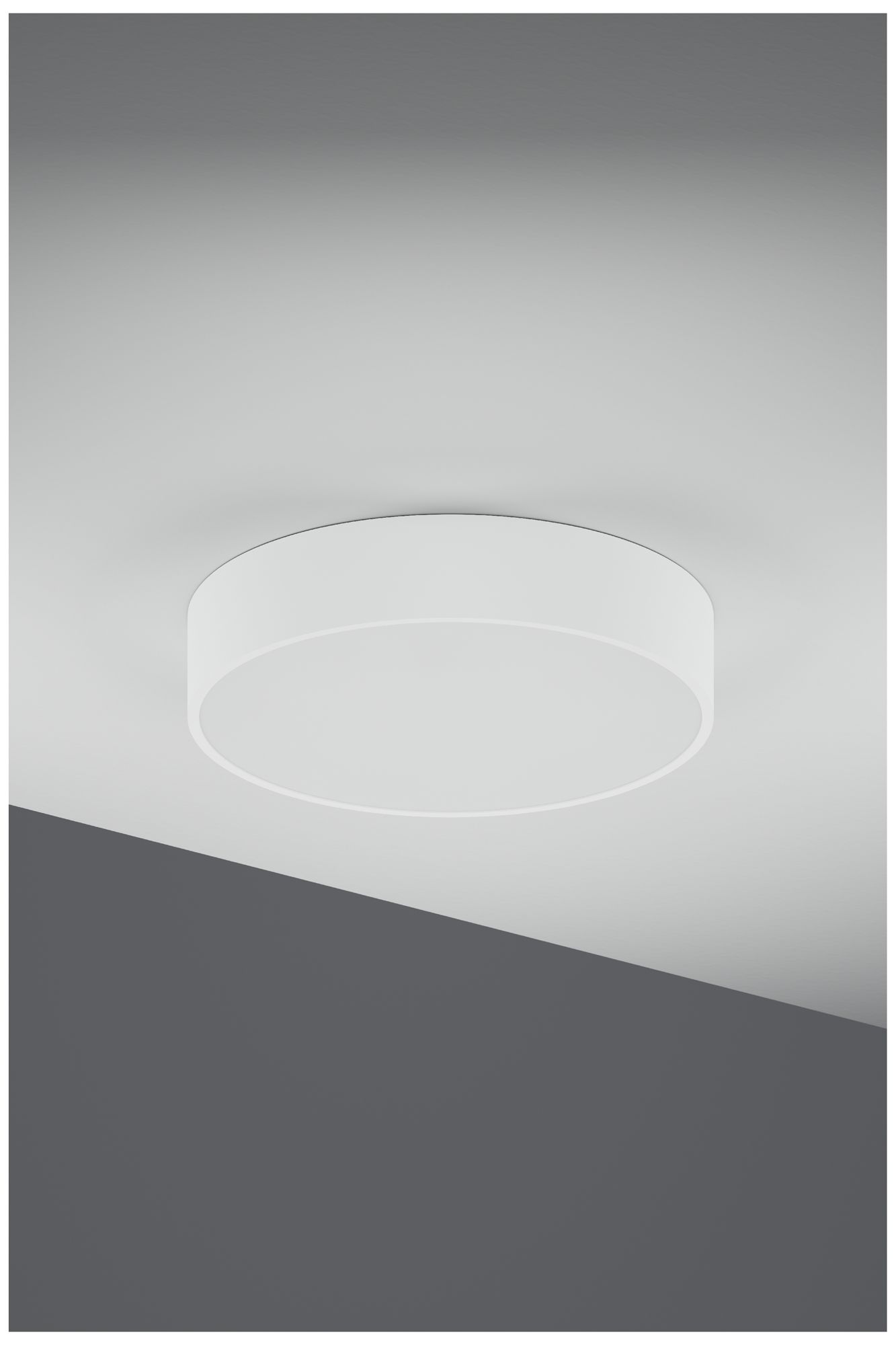 Image 3 Jazz 16" Wide White Round Surface Mount - Direct more views