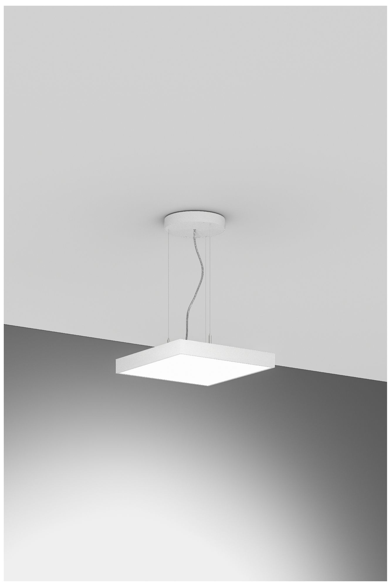 Image 2 Jazz 16" Wide White Round LED Pendant - Direct more views