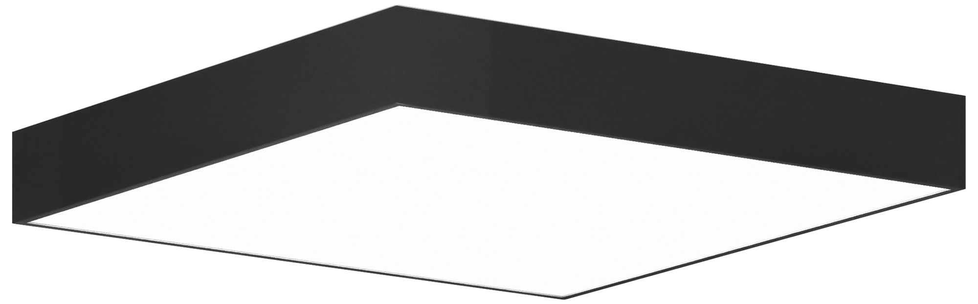 Jazz 22" Wide Black Square Surface Mount - Direct