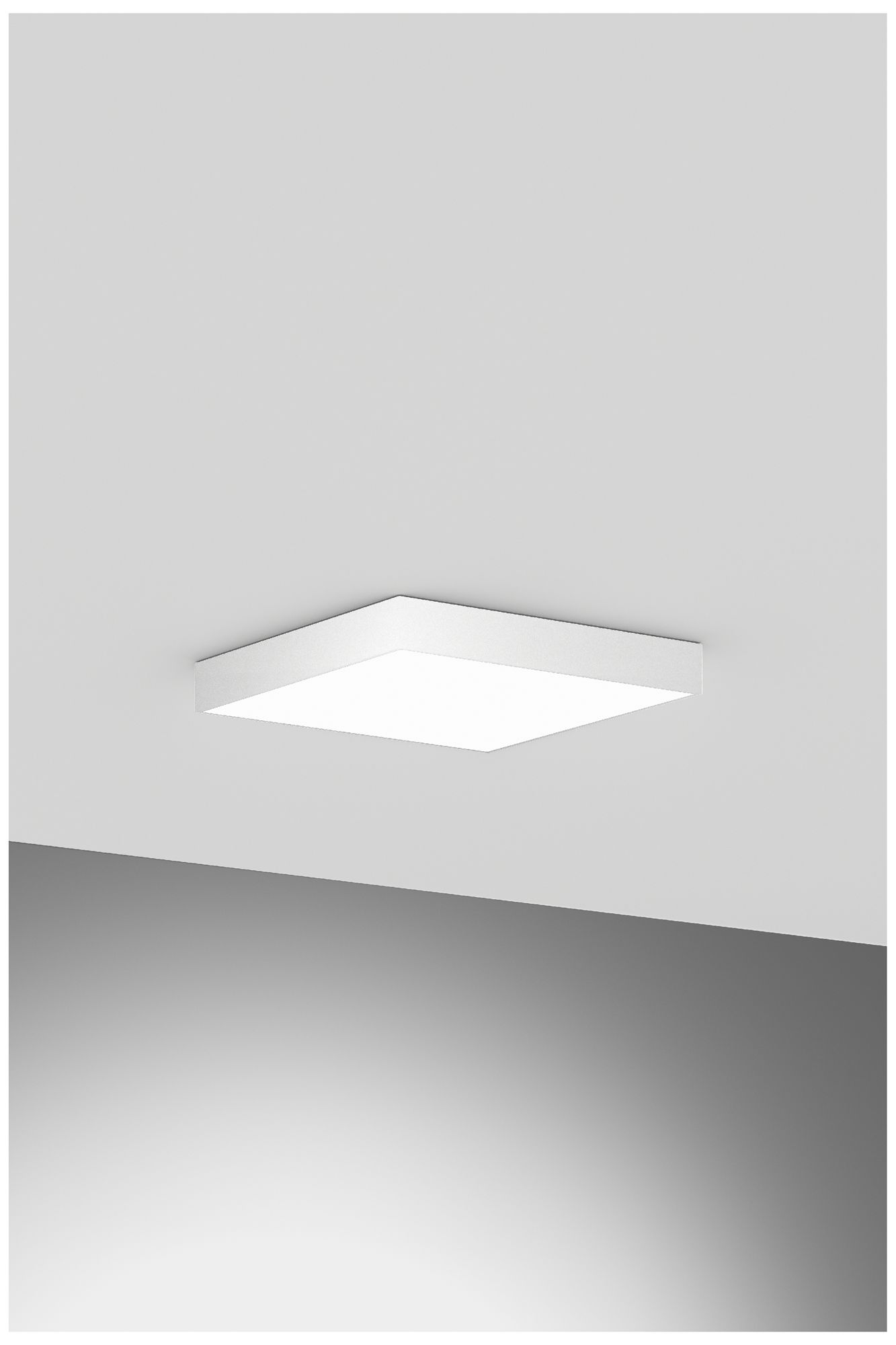 Image 2 Jazz 22" Wide White Square Surface Mount - Direct more views