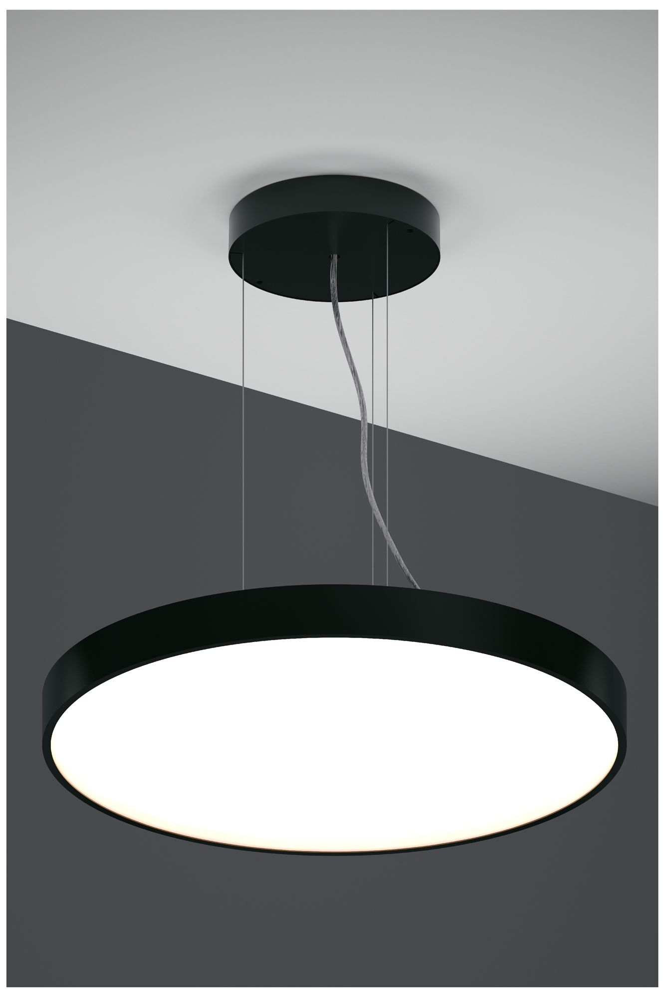Image 2 Jazz 24" Wide Black Round Pendant - Direct more views