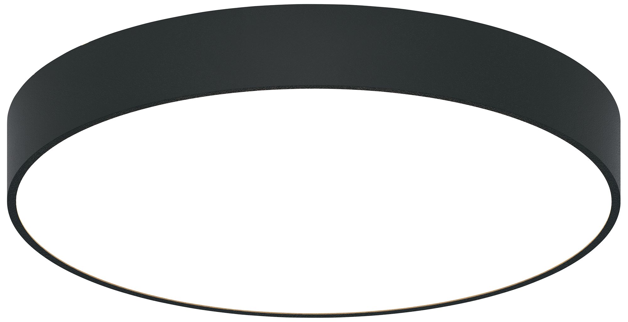 Jazz 24" Wide Black Round Surface Mount - Direct